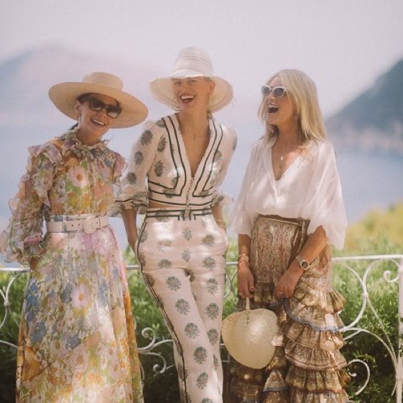 ZIMMERMANN// VERITY CONTRAST BIND PANT - Picture 4 of 5